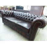 A modern Chesterfield design bed settee,