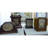 Clocks and clock cases: to include an Edwardian mahogany cased example;