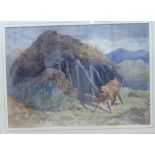 Walter Goodall - 'Corran 1857' watercolour bears an inscription & signature 12.5'' x 7.