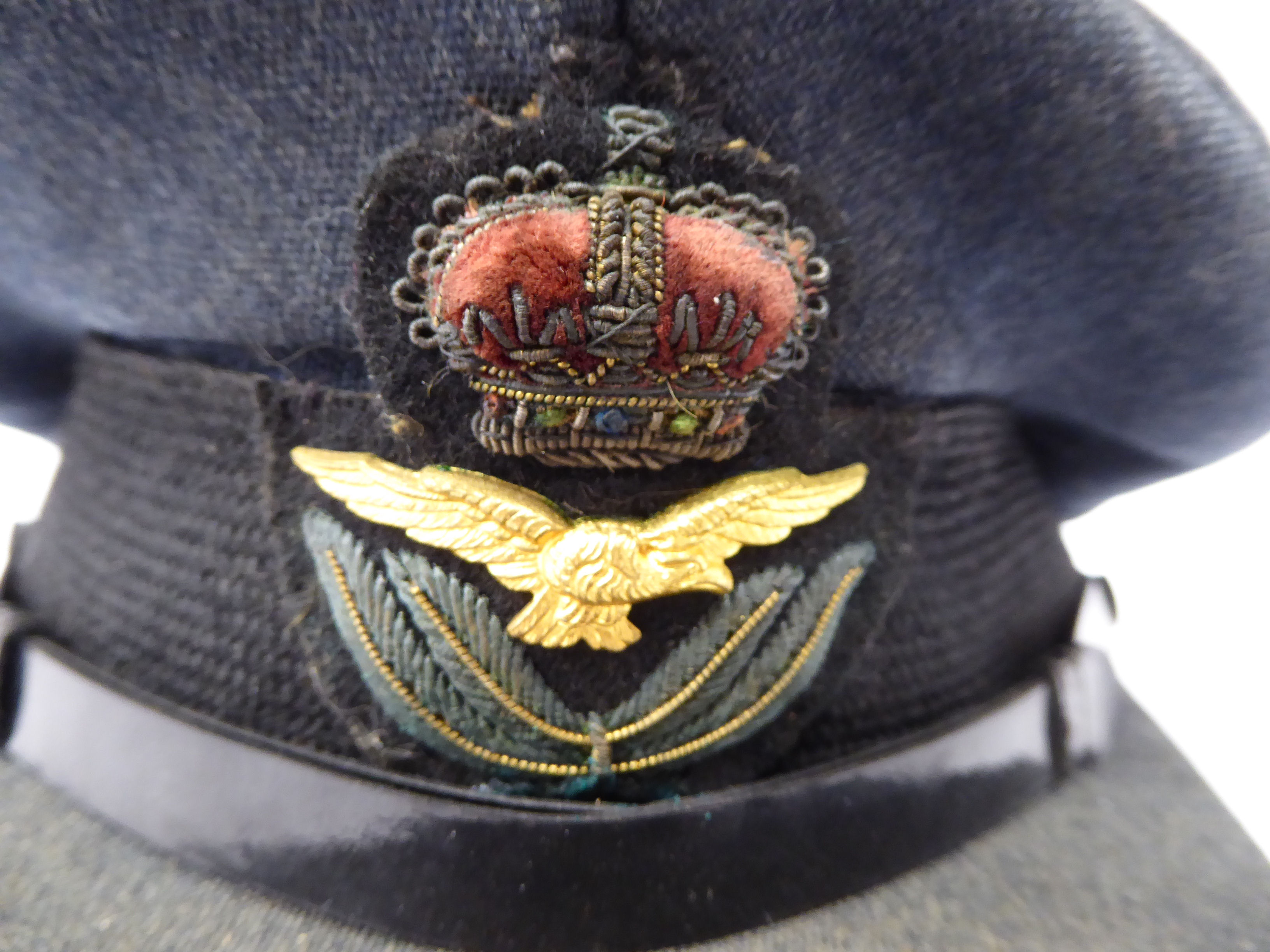 Three British military peaked caps, viz. - Image 2 of 9