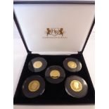 A 2017 a five piece proof sovereign set,