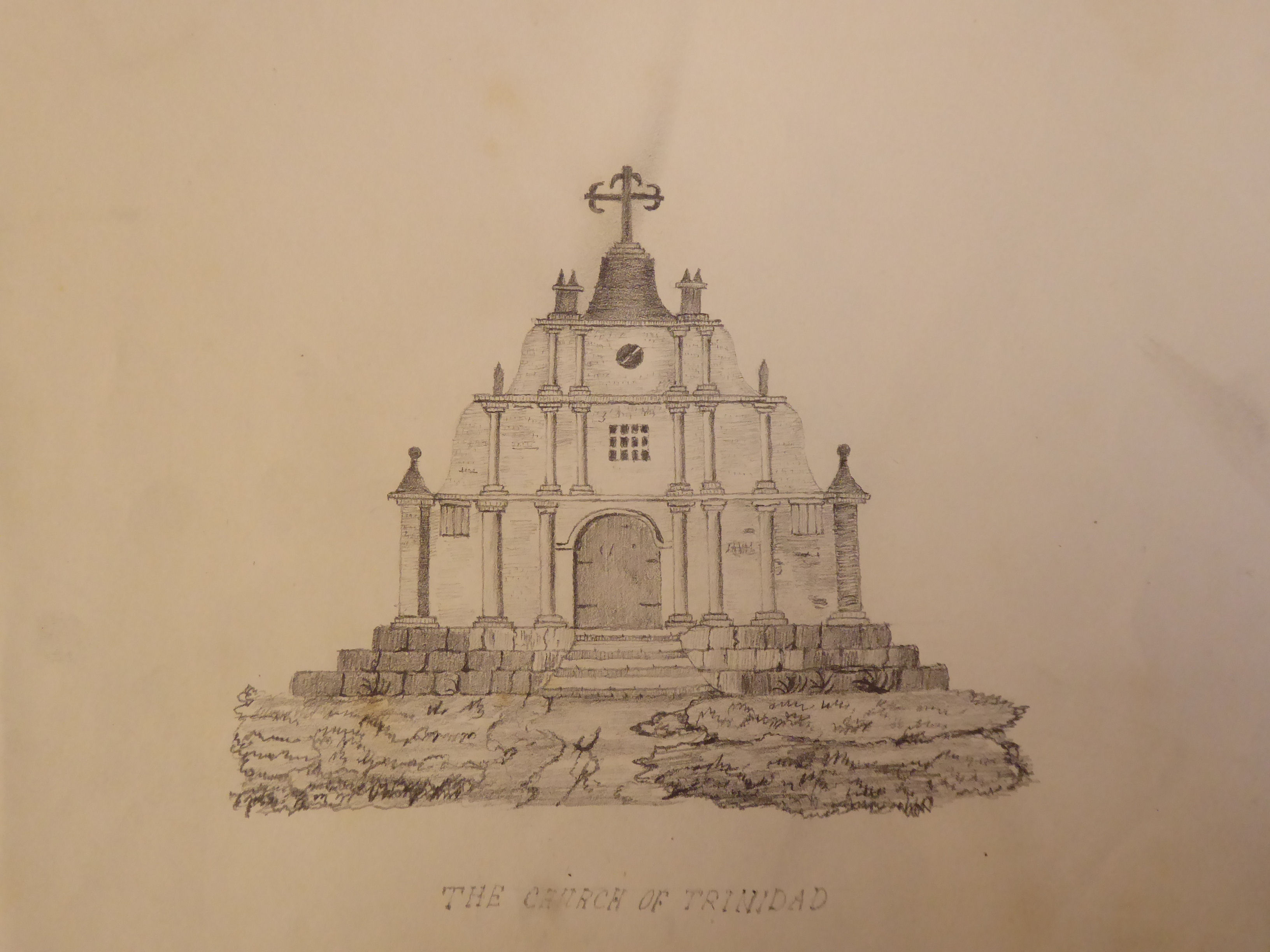 An album folio of 19thC amateur drawings, - Image 5 of 6