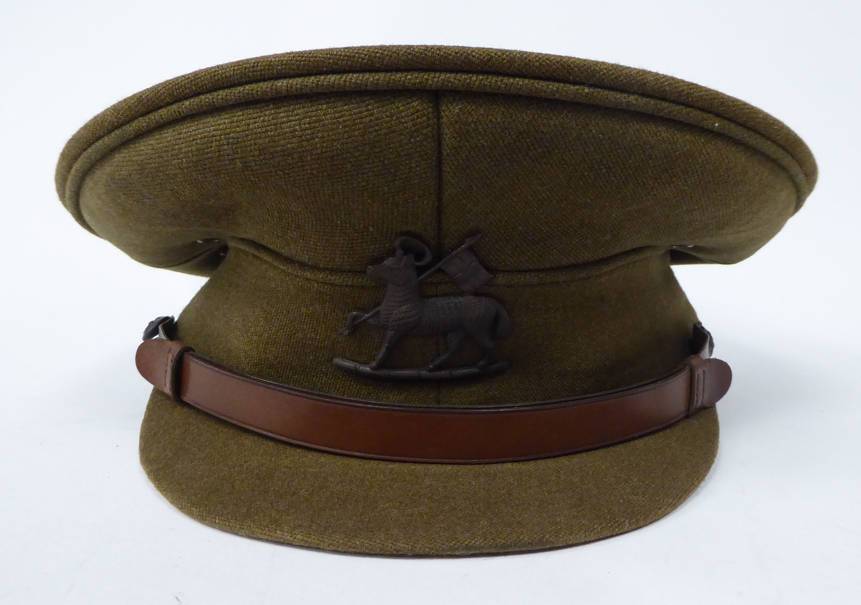 Three British military peaked caps, viz. - Image 4 of 9