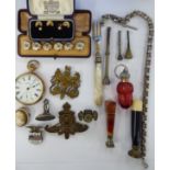 Collectables: to include a Waltham gold plated pocket watch,