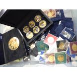 Uncollated Festival of Britain and other commemorative coins: to include Warwick Castle,