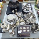 Mixed metalware: to include stainless steel and EPNS tableware S