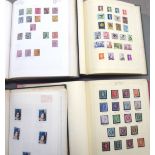 Uncollated album collections of postage stamps,