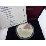 A Westminster 502 silver proof coin 'Last scheduled flight of Concorde 2003' boxed with