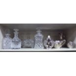 A mixed lot: to include decorative and domestic glassware OS3