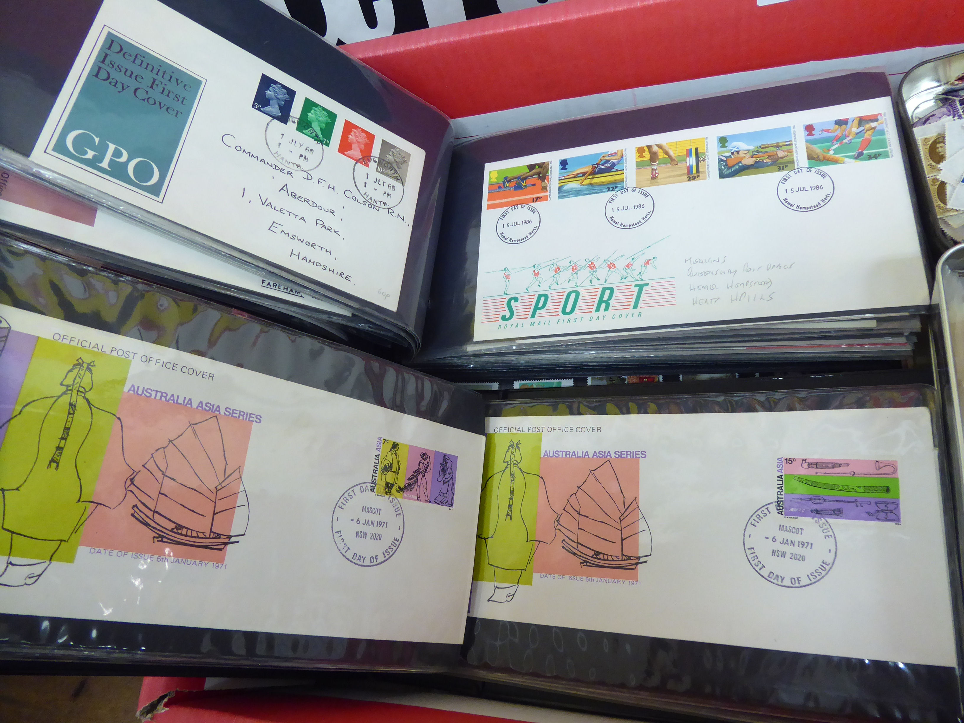 Postage stamps, - Image 2 of 3