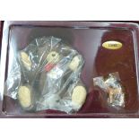 Eight composition model animals from The Steiff Collection by Enesco: to include Teddy bears 4''h