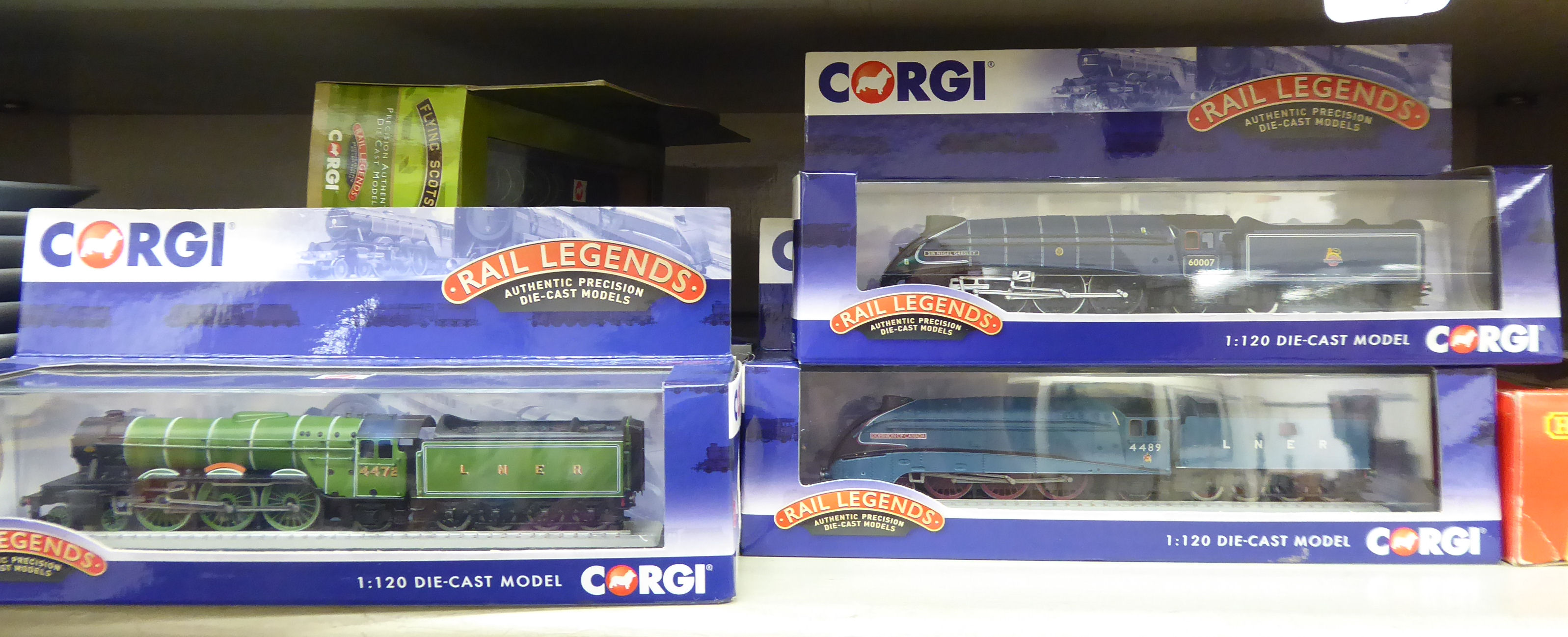 Rail Legends, Corgi and other diecast model locomotives: to include a Hornby railway 00 gauge, - Image 4 of 5