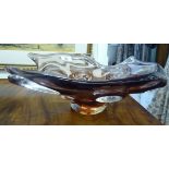 A modern Art Glass fruit bowl,