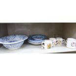 A mixed lot: to include a Victorian china bowl,