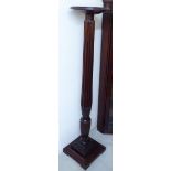 An early 20thC William IV style mahogany torchere,