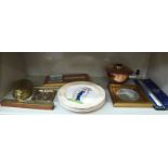 Collectables: to include an E Preston & Sons mahogany and brass mounted spirit level;