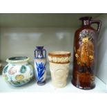 Four items of Doulton ware, viz.