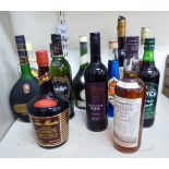 Fortified wines and spirits: to include Gordon's Gin,