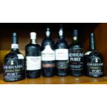 Six bottles of port: to include Dows Finest LAB