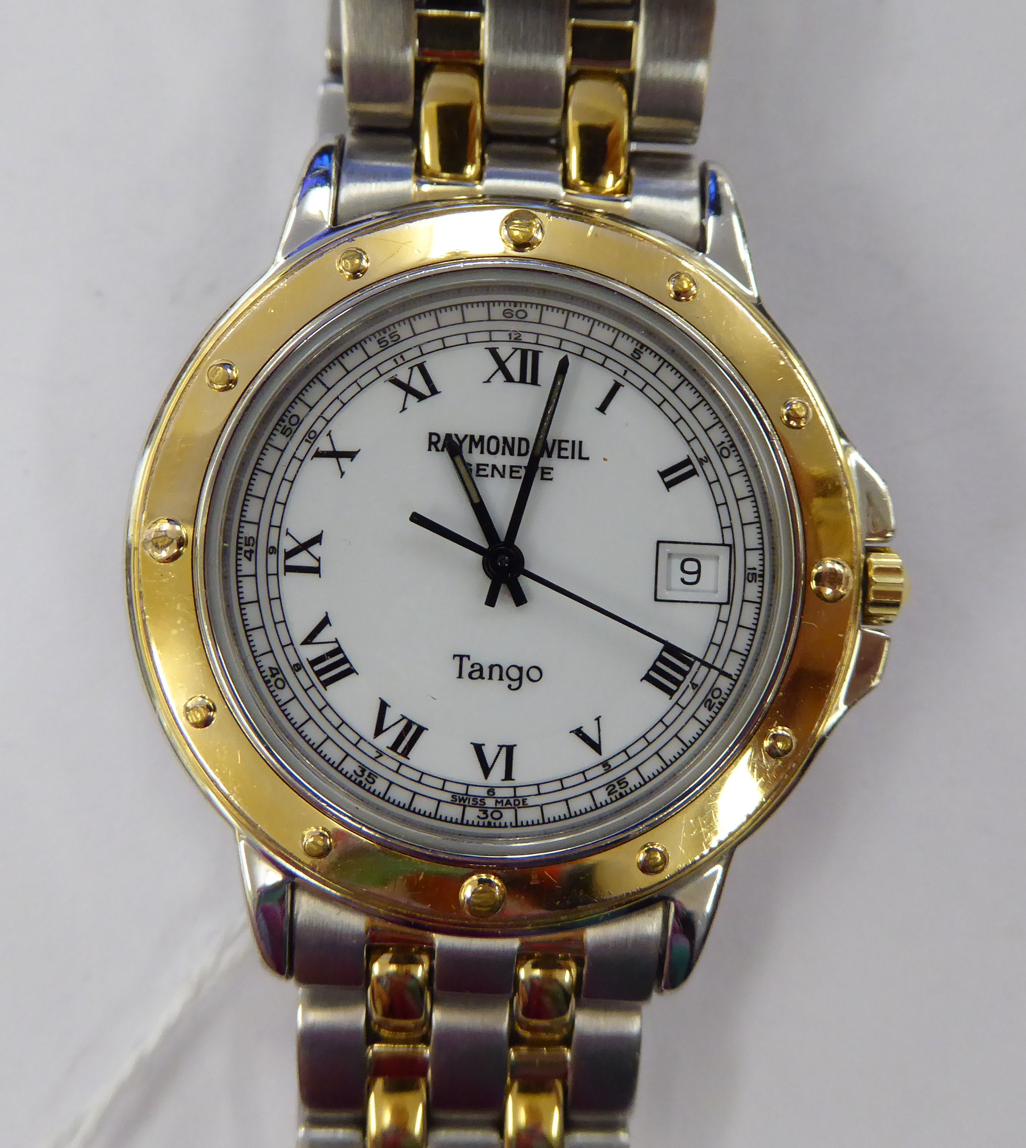 A Raymond Weil stainless steel cased Tango wristwatch,