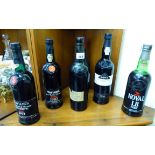 Six bottles of port: to include Taylors 1982 LSM