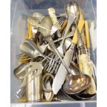 EPNS and stainless steel variously patterned cutlery and flatware CS