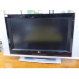 An LG LCD 30'' television,