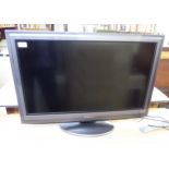 A Panasonic Viera 30'' television with a remote control BSR