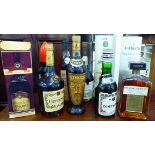 Fortified wines and spirits: to include Armagnac, Amaretto,