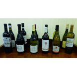 Twelve bottles of wine: to include a 1997 Chateauneuf-du-pape CA