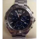 A Tag Heuer stainless steel cased Formula I chronograph bracelet wristwatch,