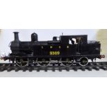 A 2.5'' gauge (approx) 0-6-1 electric model tank locomotive, no.