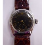 A 1930s Rolex Oyster stainless steel cased wristwatch,