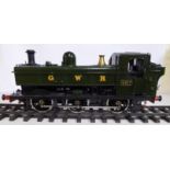 A 2.5'' gauge (approx) 0-6-0 electric model tank locomotive, no.