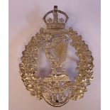 A Royal Irish Rifles officer plate (Please Note: this lot is offered subject to the statement made