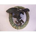 A German Luftwaffe Observer's badge bears a Junker mark (Please Note: this lot is offered