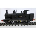 A 2.5'' gauge (approx) 0-6-0 electric model tank locomotive, no.