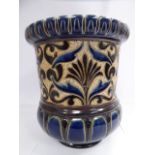 A late Victorian Doulton Lambeth blue,