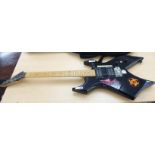 A BC Rich six string electric guitar,