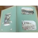 WITHDRAWN An uncollated album collection containing monochrome and coloured postcards: to include