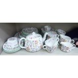 Minton china Haddon Hall pattern teaware OS1