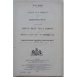Her Majesty's Stationery Office Lot of 5 contemporary documents about The British South Africa