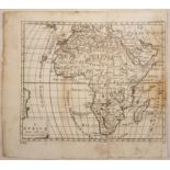 Robert de Vaugondy (1723-1786) Lƒ??AFRICA DIVISA NELLE SUE PRINCIPALI PARTI Map of Africa of 1770