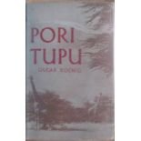 Koenig, Oskar Pori Tupu Hardback with unclipped dustcover over original black boards. First United