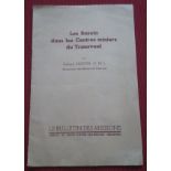 Gerard Martin Les BASUTO dans les Centres Miniers du TRANSVAAL (1939; 1st Edition) "La Bulletin