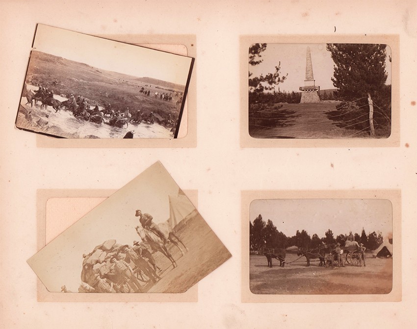 Photograph Album. ANGLO BOER WAR Photograph album with the contents detached from its covers. - Image 2 of 4