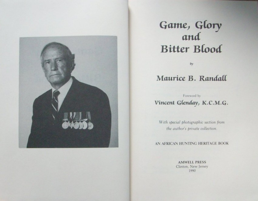 Randall, Maurice Game, Glory and Bitter Blood (Signed and numbered limited edition 516/1000 - Image 4 of 4