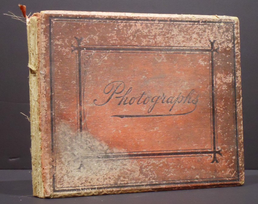 Photograph Album. ANGLO BOER WAR Photograph album with the contents detached from its covers.