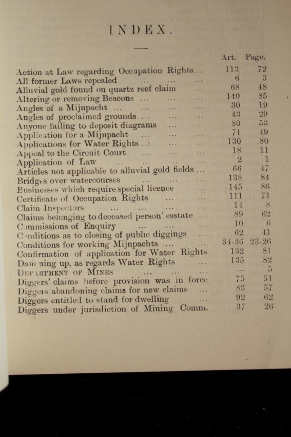 Mining The Revised Gold Law of 1896, for the digging for, and Dealing in Precious Metals and - Image 4 of 4