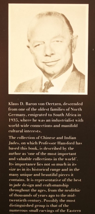 Professor S. Howard Hansford JADE - Essence of Hills and Streams. The Von Oertzen Collection of - Image 3 of 4